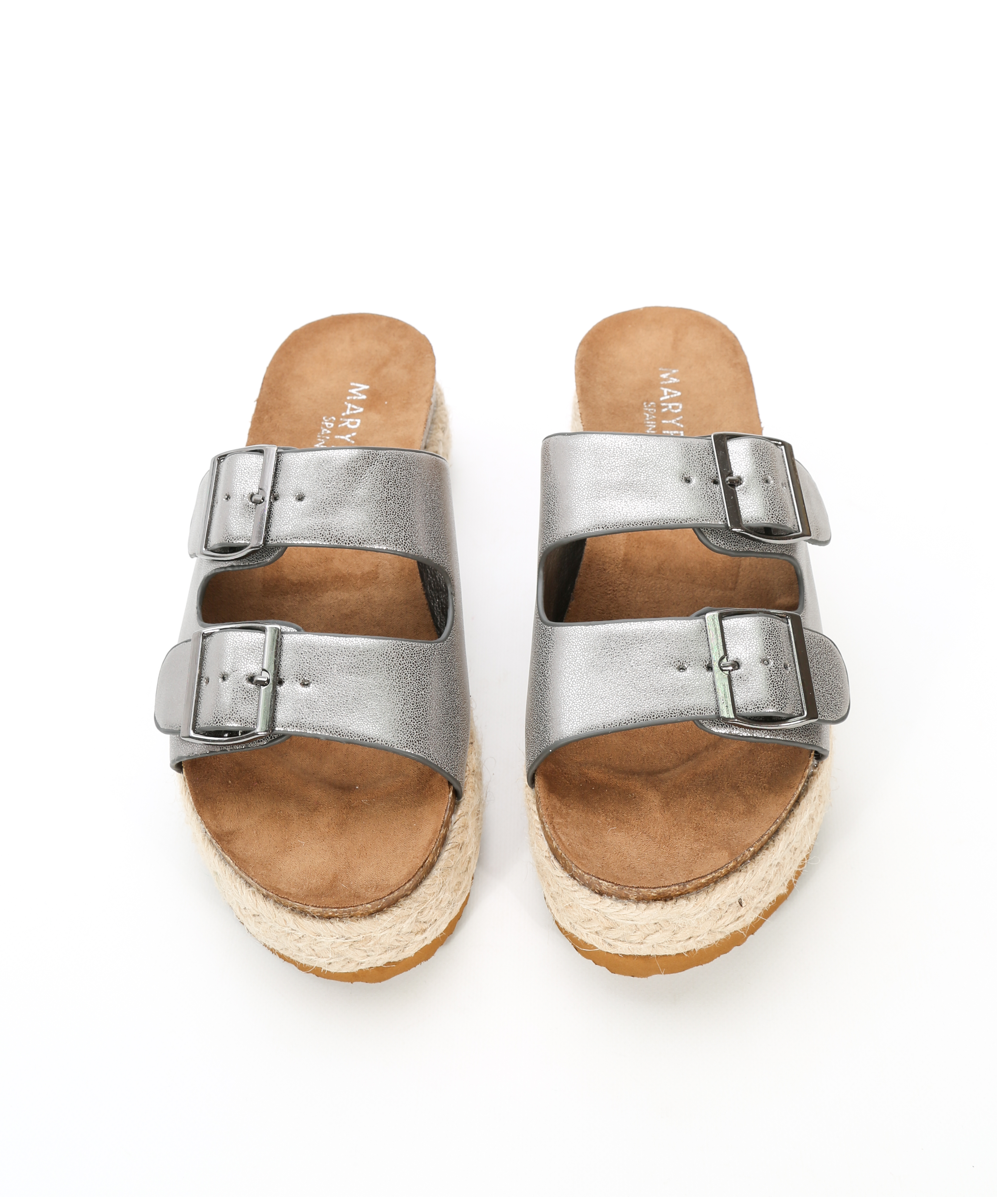 Sandalias plataforma doble hebilla image number null